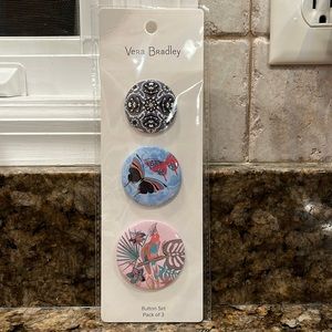 NWT Vera Bradley Buttons